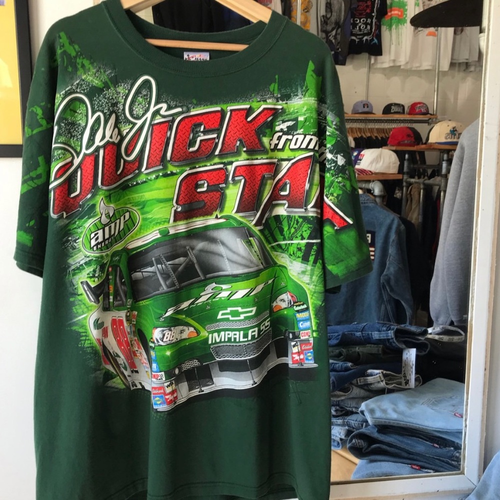 Vintage NASCAR All Over Print T-shirt